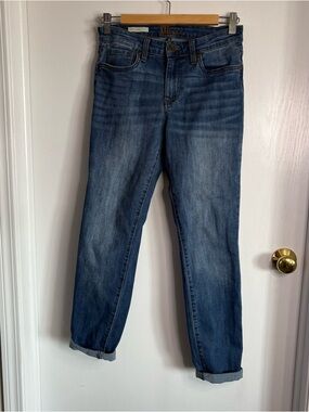 Kut from the Kloth Medium Wash Boyfriend Jeans - Blue